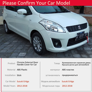Couvercle de poignée de porte chromé pour Suzuki Ertiga 2012, garniture extérieure, accessoires, 2013, 2014, 2015, <span class=keywords><strong>2016</strong></span>, 2017, 2018 - Product Image 6