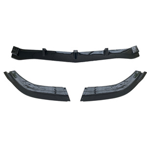 Mercedes-Benz E-Class W212 Front Lip Gloss Black PP Material 2013-2015 Models - Product Image 3