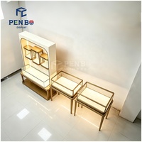 Vitrines de présentation sur mesure pour magasins de montres et bijoux, en bois et plexiglas, fabriquées à Guangzhou pour les entreprises