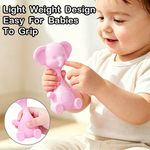 Massaggiagengive per Neonati Senza BPA, Sonagli <span class=keywords><strong>in</strong></span> Silicone per Alimenti, Giocattoli Sensoriali per Massaggio Gengivale - Product Image 4