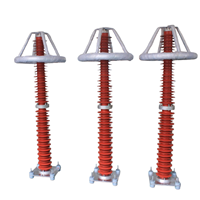 Parafoudre composite à oxyde de zinc 220 kV HY10WZ pour station haute tension extérieure avec anneau de calibrage