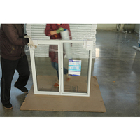 Upvc Rahmen gehärtetes Glas Schiebefenster Upvc Fenster in China Philippinen