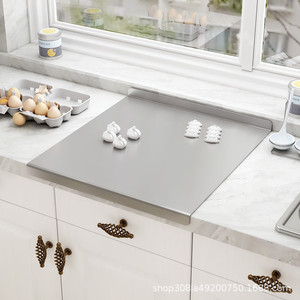 <span class=keywords><strong>Tagliere</strong></span> <span class=keywords><strong>Grande</strong></span> <span class=keywords><strong>per</strong></span> Cucina Domestica in Acciaio Inossidabile, Tavola <span class=keywords><strong>per</strong></span> <span class=keywords><strong>Impastare</strong></span> e Cuocere, <span class=keywords><strong>Tagliere</strong></span> Rinforzato <span class=keywords><strong>per</strong></span> Uso Casalingo - Product Image 4