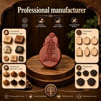 Pendentif d'aromathérapie léger en bois, personnalisable en usine, accessoire de parfum tendance – Vente chaude