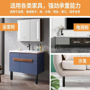 Furniture Leg Adjustable Aluminum Alloy Heavy Duty For Bed <b>Sofa</b> Table TV Cabinet Support Column - Product Image 3