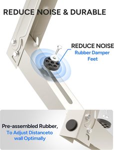 ขายึดเครื่องปรับอากาศแบบ<span class=keywords><strong>ต</strong></span>ิดผนังสำหรับภายนอกอาคาร 2 แรงม้า 18000 บีทียู เคลือบผงกันสนิม - Product Image 4