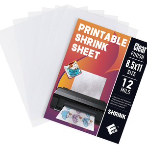 Ventilatore di alta qualità Yi calore fai da te strizzacervelli <span class=keywords><strong>Dink</strong></span> set arte gioielli stampabili Transclucen carta traslucenza strizzacervelli fogli di plastica - Product Image 1