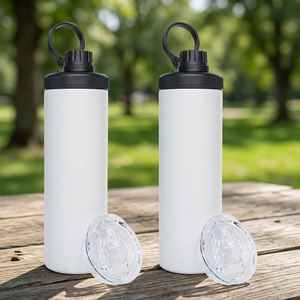 Vaso Minimalista de Acero Inoxidable con Asa Antiderrames para Niños, Stock en EE. UU. - Product Image 1