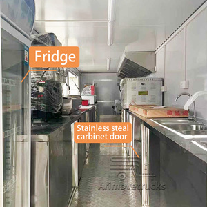 <span class=keywords><strong>Mini</strong></span> remorque mobile de camion de nourriture de milk-shakes de limonade de thé de Boba de café personnalisé bon marché mobile avec la <span class=keywords><strong>terrasse</strong></span> d'éviers de réfrigérateur - Product Image 6