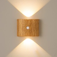 Lampes murales LED sans fil magnétiques à détecteur de mouvement, rechargeables par USB, style nordique moderne, pour hôtels, projets commerciaux, bureaux, décoration, chevet, escalier