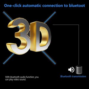<span class=keywords><strong>Projecteur</strong></span> <span class=keywords><strong>holographique</strong></span> 3D LED HD de 52 cm/20,5 pouces avec télécommande Bluetooth WiFi pour affichage publicitaire en entreprise ou bar - Product Image 6