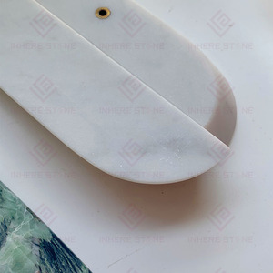 Vendita calda nuovo Design bianco rosso verde italiano maniglie delle porte dell'armadio in marmo naturale manopole dell'armadietto - Product Image 6