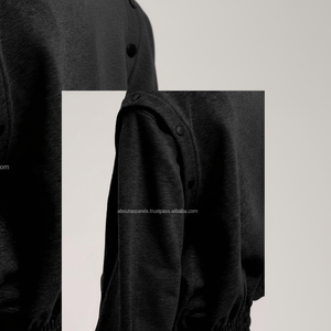 Sweat-shirt à capuche épais en éponge française avec logo personnalisé OEM pour femmes Pull-over à col rond décontracté avec impression 3D Sweat-shirt à capuche pour femmes - Product Image 1