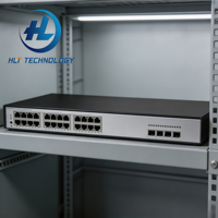 Switch Gigabit PoE+ Administrado de 24 Puertos S5751R-L24P2J2X-A, 2x 2.5G y 2x 10G SFP+ Uplinks, Switch de Red Inteligente L3 para Wi-Fi 6
