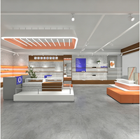 Présentoir de magasin de chaussures personnalisé pour hommes et femmes, double face, bas, pour centre commercial et supermarché