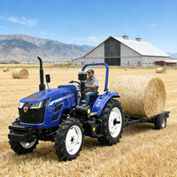 Mini-tracteurs à 4 roues motrices, 85 CV, moteur diesel 4 cylindres, boîte de vitesses, pompe pour usage agricole, jardin, multi-usages