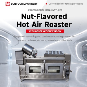 SUN Nueva Máquina Comercial Automática de Tostado Continuo y Saborización para Cacahuetes, Anacardos, Semillas, Nueces Pecanas y Frutos Secos con Aire Caliente - Product Image 1
