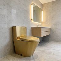 WC monobloc moderne en acier inoxydable avec double chasse et évacuation par siphon en S, à poser au sol, pour toilettes d'hôtels et de prisons