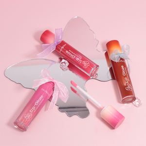 Ensemble <span class=keywords><strong>de</strong></span> rouge à lèvres liquide brillant minéral à haute pigmentation Bow <span class=keywords><strong>Radiant</strong></span> Hydratant Imperméable Longue durée Couleur miroir brillant - Product Image 6