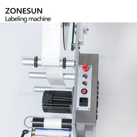 ZONESUN ZS-TB170 Carte À Gratter Surface Plane Bouteille Poche D'étiquetage Automatique Coller Machine Pour Cosmétiques
