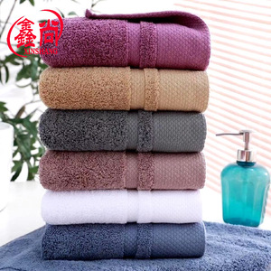 Serviette en coton à fibres longues XINSHANG 35x75cm, serviette de toilette douce pour hôtel - Product Image 1