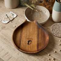 Sous-verres d'ustensiles en bois pour la décoration de la maison Sous-verres de thé Cadeaux en bois Tapis et tampons