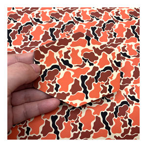 Parche de cuero PU de camuflaje láser impermeable para bolso, ropa artesanal, artículos decorativos de Golf, grabado de paraguas - Product Image 2