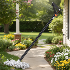 Barra telescópica extensible Db de 7 a 30 pies de acero inoxidable para limpieza del hogar, pintura y eliminación de polvo - Product Image 2