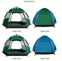 Produit en promotion, tente de camping de luxe imperméable et résistante aux intempéries, tente dôme de plein air, protection UV, facile à installer, carpas