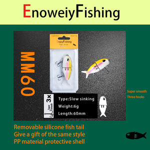 Mini Leurre Nageur BFS OEM pour Lancer de Précision, Leurre Léger en ABS Peint à <span class=keywords><strong>la</strong></span> <span class=keywords><strong>Main</strong></span> avec Corps Imprimé en 3D et Hameçon Triple pour <span class=keywords><strong>la</strong></span> Pêche en Mer et en Lac - Product Image 5