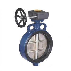 Vanne papillon en fonte avec disque en acier inoxydable SS304 CF8 et siège en EPDM, à commande manuelle par engrenage - Product Image 1