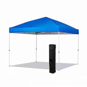 Carpa Instantánea de Grado Recreativo Azul Rey de 10' x 10' con Bolsa de Transporte y Accesorios de Exhibición - Product Image 1
