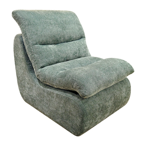 Modern Cheap Modular Single Lazy <b>Sofa</b> Square Villa Vacuum Compressed Green Velvet Fabric <b>Floor</b> Recliner <b>Sofa</b> Chair - Product Image 6