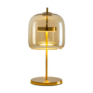 Đèn bàn hiện đại Chụp đèn bằng kính Đèn bàn G9 Phòng ngủ Phòng khách Trang trí phòng ngủ Đèn bàn Đèn bàn cho khách sạn Biệt thự - Product Image 1