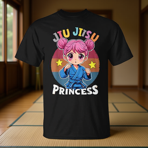 T-shirt Jiu Jitsu Princess, design audacieux, unisexe, taille adulte - Product Image 3