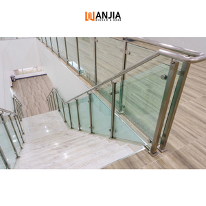 Appartement villa escaliers <span class=keywords><strong>garde</strong></span>-<span class=keywords><strong>corps</strong></span> en verre intérieur en acier inoxydable <span class=keywords><strong>garde</strong></span>-<span class=keywords><strong>corps</strong></span> en verre sans cadre <span class=keywords><strong>garde</strong></span>-<span class=keywords><strong>corps</strong></span> en verre main courante - Product Image 2