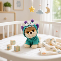 Jouets en peluche personnalisés brodés en coton PP, animaux en peluche pour porte-clés, vente en gros, OEM, ODM, fabricant, cadeau, souvenir