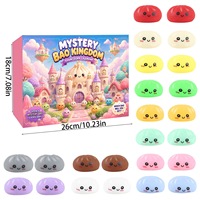 Cadeaux de Noël : Calendrier de l'Avent 24 Jours, Boîte Mystère, Jouet Anti-Stress à Presser, Petites Boules d'Imitation en TPR