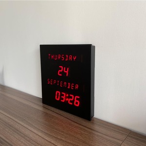 Cheetie cp38 Red 11 inch thêm màn hình lớn LED kỹ thuật số ngày lịch mất trí nhớ đồng hồ sáng tạo cho người già bệnh nhân mất trí nhớ - Product Image 3