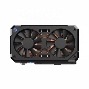 Heasink de caméra d'<span class=keywords><strong>action</strong></span> personnalisé avec double ventilateurs Pwn refroidissement par air cuivre Heatpipe dissipateur thermique DSLR Studio Compact Video Recorder Cooler - Product Image 5