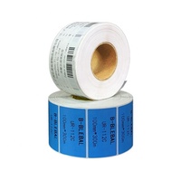 Étiquettes thermiques directes de taille personnalisée, étiquettes rondes colorées autocollantes imprimables, rouleau d'étiquettes vierges pour transfert thermique