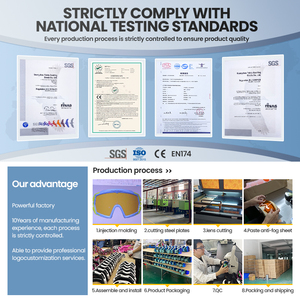 איכות הטובה ביותר הגנה בעין סקי משקפי ערפל משקוף עדשות שלג מגנטיות סנובורד מגנטי משקפי מגן נשים - Product Image 6