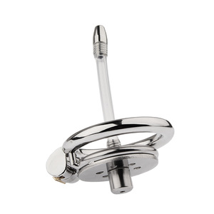 Cage de chasteté plate pour homme en acier inoxydable de taille moyenne, colorée, anti-évasion, avec lumière blanche chaude douce 2700K, modèle SJY-1208-68 - Product Image 5