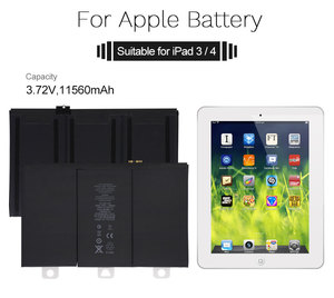 แท็บเล็ตแบตเตอรี่สำหรับ iPad 3 iPad 4 A1389 A1416 A1430 A1403 A1458 A1459 A1460แบตเตอรี่สำหรับ <span class=keywords><strong>IPad3</strong></span> IPad4เปลี่ยน11560มิลลิแอมป์ชั่วโมง - Product Image 6