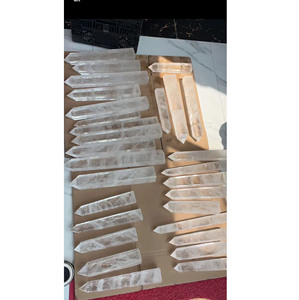 All'ingrosso grande torre di quarzo trasparente naturale di cristallo bianco curativo torre di quarzo per la guarigione di Reiki - Product Image 2