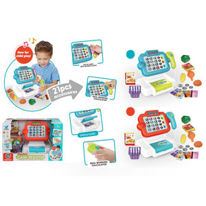 Registratore di <span class=keywords><strong>Cassa</strong></span> Giocattolo per Bambini Jinming, <span class=keywords><strong>Giochi</strong></span> di Ruolo da Supermercato, Giocattolo in Plastica per <span class=keywords><strong>Giochi</strong></span> di Finzione - Product Image 5