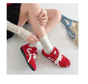 <span class=keywords><strong>Scarpe</strong></span> <span class=keywords><strong>da</strong></span> Allenamento Stile Americano Trendy Rosse <span class=keywords><strong>con</strong></span> <span class=keywords><strong>Suola</strong></span> Morbida Non Stanche Tipo Forrest Gump Novità Autunnale Traspiranti Sportive Casual <span class=keywords><strong>da</strong></span> <span class=keywords><strong>Donna</strong></span> - Product Image 3