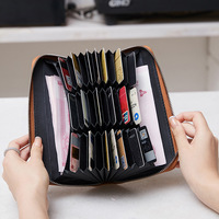 Nouveau porte-monnaie longue femmes porte-carte en cuir Pu RFID portefeuille fermeture éclair téléphone portable portefeuille avec fermeture éclair et bracelet