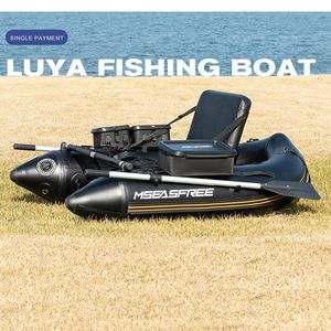 Belly Boat Monoposto per Pesca in PVC, Kayak, Ciambella Galleggiante e Barca a Remi Gonfiabile per Giochi d'Acqua - Product Image 2