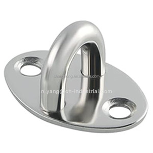 Anillo de ojo ovalado de acero inoxidable SUS304, gancho en <span class=keywords><strong>U</strong></span> para techo, herrajes marinos, placa de ojo para barco, ganchos superiores en <span class=keywords><strong>U</strong></span> - Product Image 3